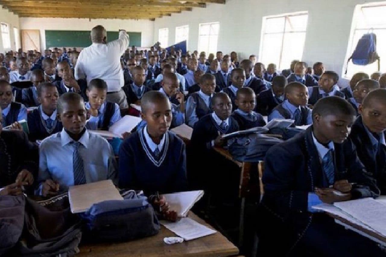 Children in a classroom